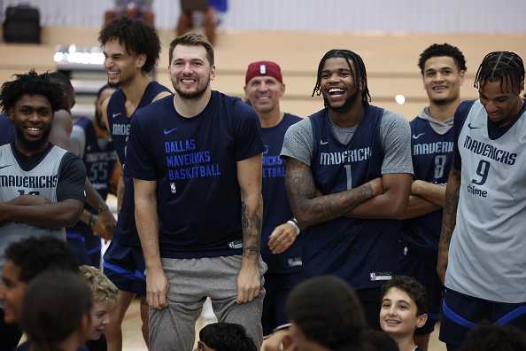 The Dallas Mavericks had a fun time interacting with kids during their Social Impact Event in Abu Dhabi.